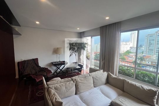 Sala de apartamento à venda com 3 quartos, 135m² em Sumaré, São Paulo