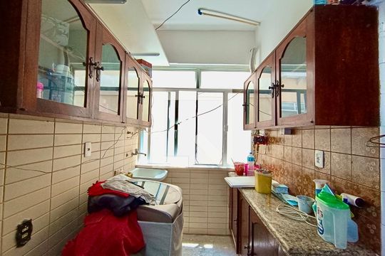 Área serviço  de apartamento à venda com 3 quartos, 280m² em Leblon, Rio de Janeiro