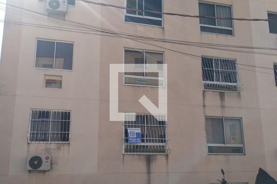 Fachada do bloco de apartamento à venda com 2 quartos, 43m² em Campo Grande, Rio de Janeiro