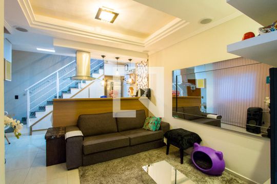 Sala de apartamento à venda com 2 quartos, 91m² em Jardim Ipanema, Santo André