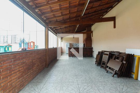 Condomínio - Churrasqueira  de apartamento para alugar com 2 quartos, 54m² em Chácara Seis de Outubro, São Paulo