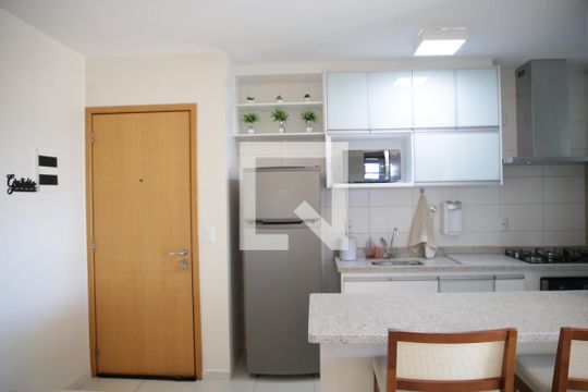 Cozinha de apartamento para alugar com 2 quartos, 75m² em Parque Amazônia, Goiânia