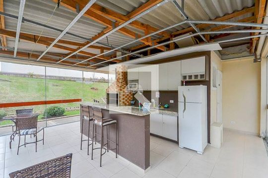 Área comum - Churrasqueira de apartamento para alugar com 2 quartos, 57m² em Campo Comprido, Curitiba