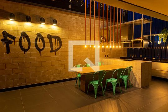 Área comum - Cokitchen de kitnet/studio à venda com 1 quarto, 24m² em Consolação, São Paulo
