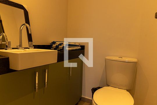 Banheiro de kitnet/studio à venda com 1 quarto, 24m² em Consolação, São Paulo