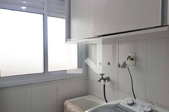 Área de Serviço de apartamento à venda com 2 quartos, 54m² em Parque das Nações, Santo André