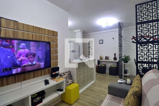 Sala de apartamento à venda com 2 quartos, 54m² em Parque das Nações, Santo André