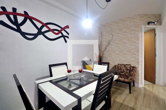 Sala de apartamento à venda com 2 quartos, 54m² em Parque das Nações, Santo André