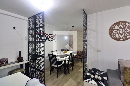 Sala de apartamento à venda com 2 quartos, 54m² em Parque das Nações, Santo André
