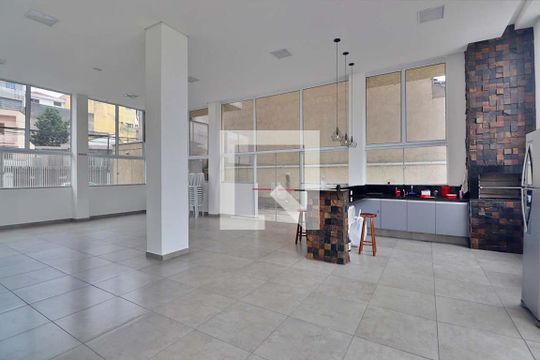 Área comum - Salão de festas de apartamento à venda com 2 quartos, 54m² em Parque das Nações, Santo André