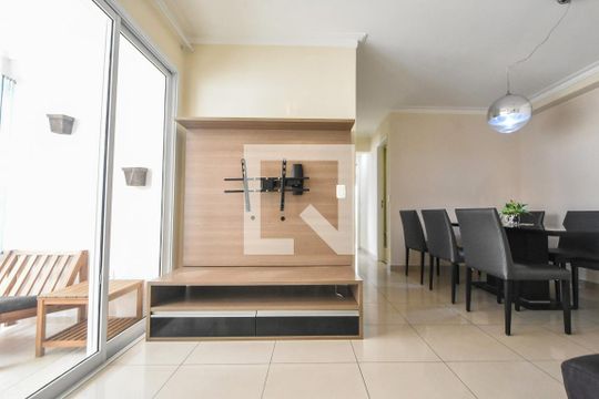 Sala de Estar  de apartamento para alugar com 3 quartos, 96m² em Vila Cordeiro, São Paulo