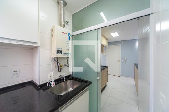 Área de Serviço de apartamento à venda com 2 quartos, 43m² em Parque São Vicente, Mauá