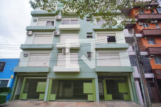 Fachada do Prédio de kitnet/studio à venda com 1 quarto, 30m² em Centro, São Leopoldo