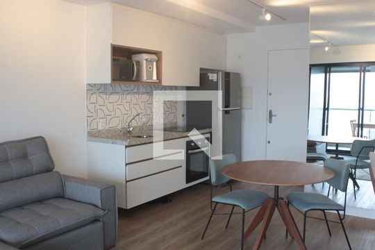 Sala 1 de apartamento para alugar com 1 quarto, 45m² em Bela Vista, São Paulo
