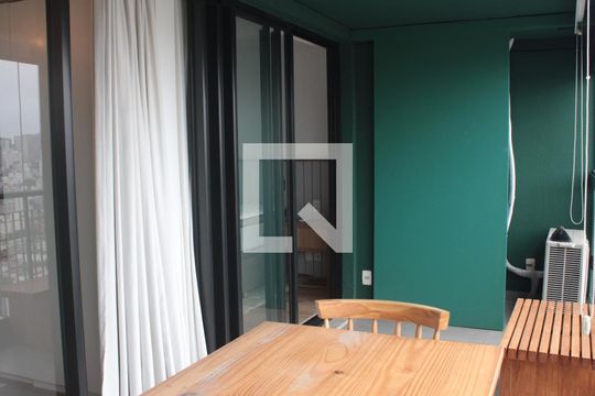 Varanda de apartamento para alugar com 1 quarto, 45m² em Bela Vista, São Paulo