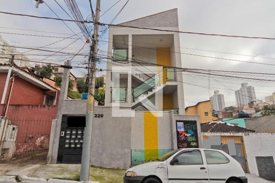 Fachada de apartamento à venda com 2 quartos, 42m² em Vila Guaca, São Paulo