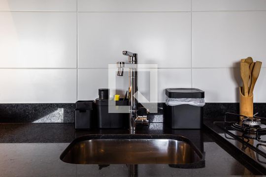 Cozinha de apartamento à venda com 1 quarto, 59m² em Pinheiros, São Paulo