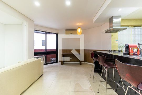 Sala de apartamento para alugar com 1 quarto, 73m² em Santa Cecilia, São Paulo