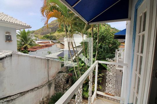 Varanda da Suíte 2 de casa à venda com 5 quartos, 600m² em Recreio dos Bandeirantes, Rio de Janeiro