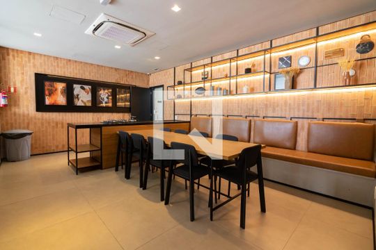 Salão de Festas de kitnet/studio à venda com 1 quarto, 22m² em Jardim das Acácias, São Paulo