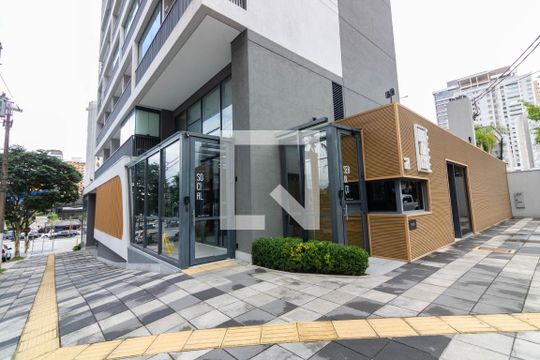 Fachada de kitnet/studio à venda com 1 quarto, 22m² em Jardim das Acácias, São Paulo