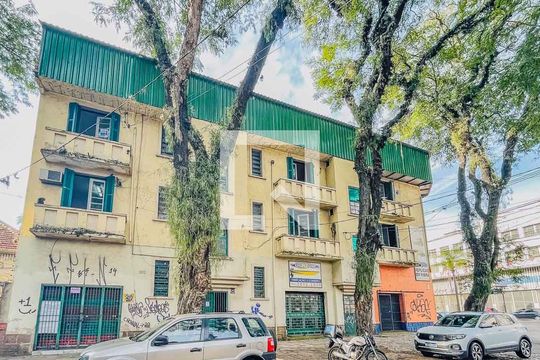 Fachada de apartamento para alugar com 1 quarto, 30m² em Floresta, Porto Alegre