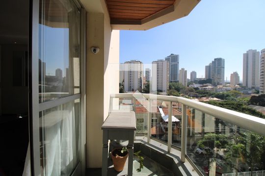 Varanda da sala  de apartamento à venda com 3 quartos, 112m² em Pompeia, São Paulo