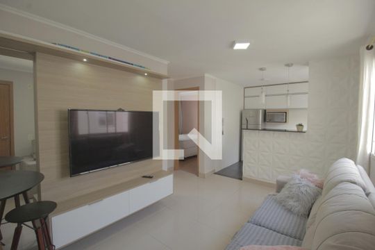 Sala de apartamento para alugar com 2 quartos, 47m² em São José, Canoas