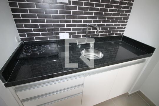 Cozinha de kitnet/studio à venda com 1 quarto, 27m² em Belenzinho, São Paulo