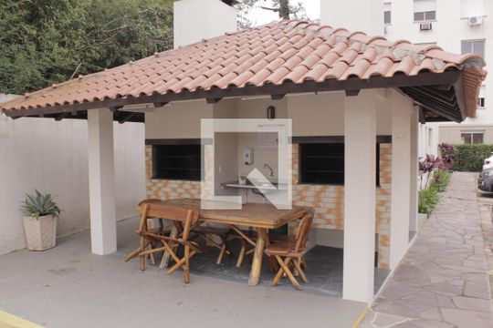 Área comum - Churrasqueira de apartamento à venda com 2 quartos, 56m² em Glória, Porto Alegre