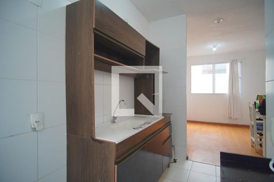 Cozinha de apartamento à venda com 2 quartos, 40m² em Santo Afonso, Novo Hamburgo