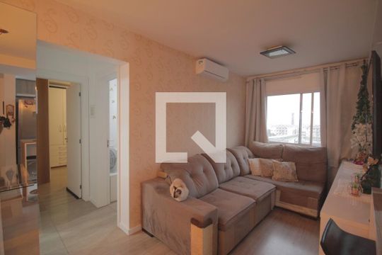 Sala de apartamento à venda com 2 quartos, 65m² em Humaitá, Porto Alegre