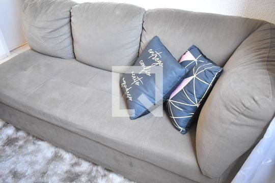 Sala - Sofá de apartamento à venda com 2 quartos, 50m² em Campo Grande, Rio de Janeiro