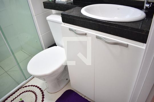 Banheiro - Armário de apartamento à venda com 2 quartos, 50m² em Campo Grande, Rio de Janeiro