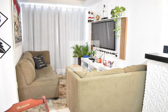 Sala de apartamento à venda com 2 quartos, 50m² em Campo Grande, Rio de Janeiro
