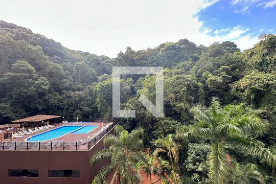 Varanda - vista de apartamento para alugar com 3 quartos, 125m² em Barra Funda, Guarujá