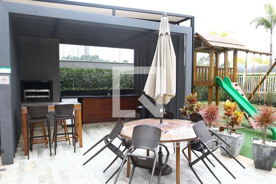 Área comum - Churrasqueira de apartamento à venda com 2 quartos, 57m² em Panamby, São Paulo