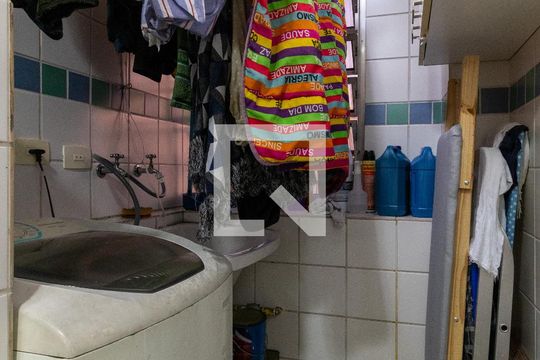Área de Serviço de apartamento à venda com 1 quarto, 60m² em Santa Cecília, São Paulo