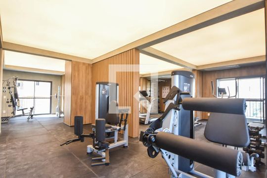 Área Comum - Academia de apartamento para alugar com 1 quarto, 29m² em Campo Belo, São Paulo