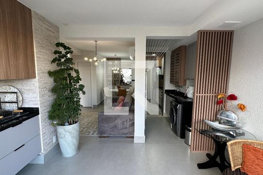 Varanda gourmet de apartamento à venda com 2 quartos, 68m² em Barra Funda, São Paulo