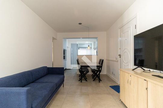 Sala de apartamento para alugar com 2 quartos, 58m² em Santa Cecilia, São Paulo