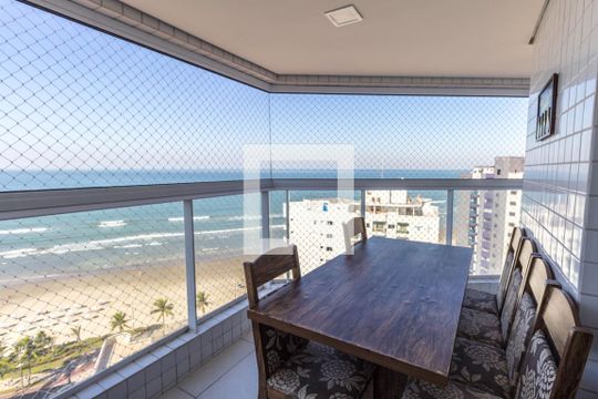 Varanda gourmet de apartamento para alugar com 2 quartos, 80m² em Caiçara, Praia Grande