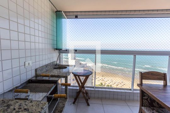 Varanda gourmet de apartamento para alugar com 2 quartos, 80m² em Caiçara, Praia Grande