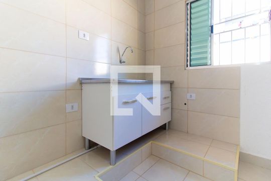 Cozinha de casa para alugar com 1 quarto, 27m² em Belenzinho, São Paulo