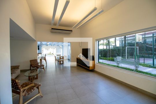 Panorâmica área social de apartamento à venda com 2 quartos, 75m² em Indianópolis, São Paulo