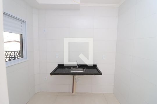 Cozinha e Área de Serviço de apartamento para alugar com 1 quarto, 30m² em Chácara Santo Antônio (zona Leste), São Paulo
