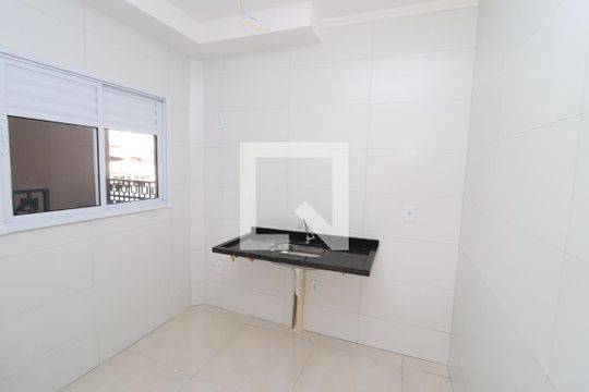 Cozinha e Área de Serviço de apartamento para alugar com 1 quarto, 30m² em Chácara Santo Antônio (zona Leste), São Paulo