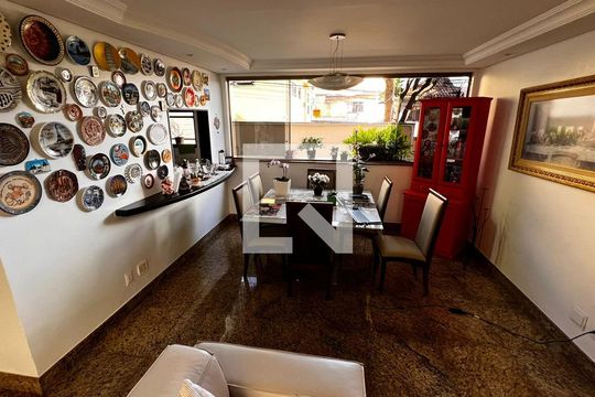 Sala de apartamento à venda com 4 quartos, 227m² em Liberdade, Belo Horizonte