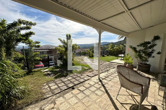 Varanda da Sala de casa de condomínio à venda com 4 quartos, 278m² em Anil, Rio de Janeiro
