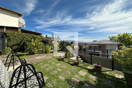 Varanda da Sala de casa de condomínio à venda com 4 quartos, 278m² em Anil, Rio de Janeiro